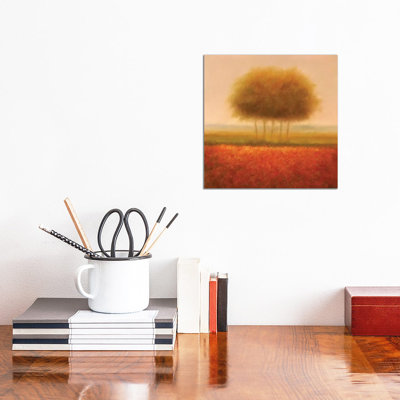 Orange Group Of Trees by Hans Dolieslager - Wrapped Canvas Gallery-Wrapped Canvas Giclée