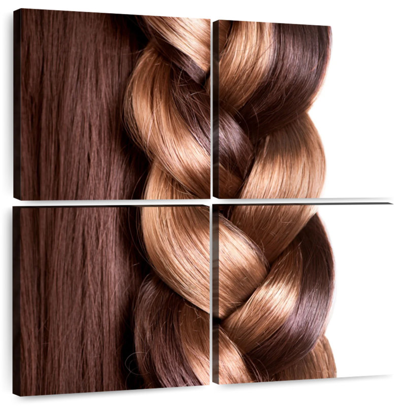 Tresse de cheveux Shuttleworth, H 18 po x l 18 po