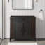 Base de meuble-lavabo simple 35 po Modway Steamforge seulement en brun