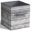 Bacs de rangement pliables en tissu 11 po avec poignées 11 po, gris bois