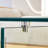Hezekiah 31.4" Modern Two-Tier Square Coffee Table-2103274392