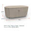 Housse pour table d'extérieur ovale Tanner-452861210