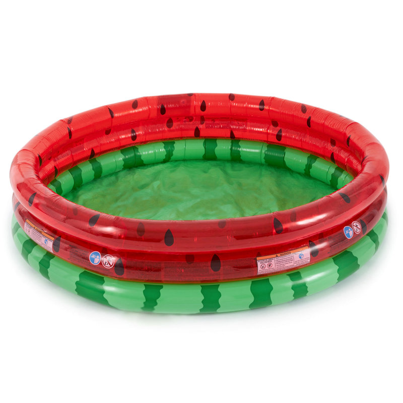 Intex Round Inflatable Kids Swimming and Wading Watermelon Pool (6 Pack)