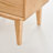 Fjord 19.7"H Low & Narrow Solid Oak Nightstand-518855725-514979459