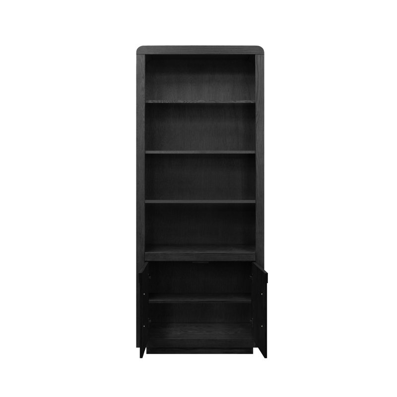 Bibliothèque haute, aucun assemblage requis, Noir