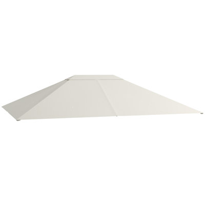 Candica Dakota Fields Cream Polyester Replacement Canopy for Gazebo