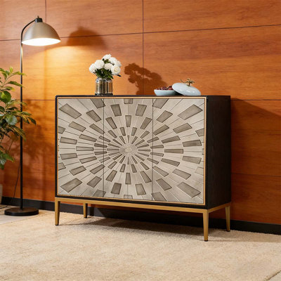 Buffet en bois avec rangement