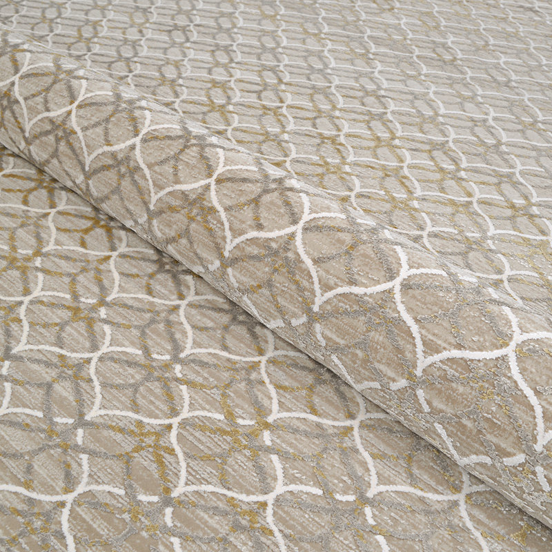 Tapis de couloir or bruni Siena, Tapis de couloir 2 pi 7 po x 7 pi 2 po