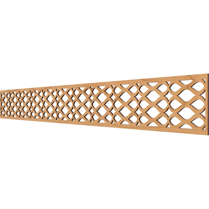 Moulure de panneau Somerset, H 6 po x l 46,5 po x P 0,25 po, Érable