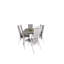 Jayesh 6 - Person Patio Dining Set Extendable Rectangular Table-2104089893-2104089892
