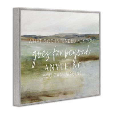 God Intention God Proverb, estampe numérique par Sara G. Designs