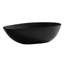 Lavabo de salle de bain ovale noir Foho-55604379