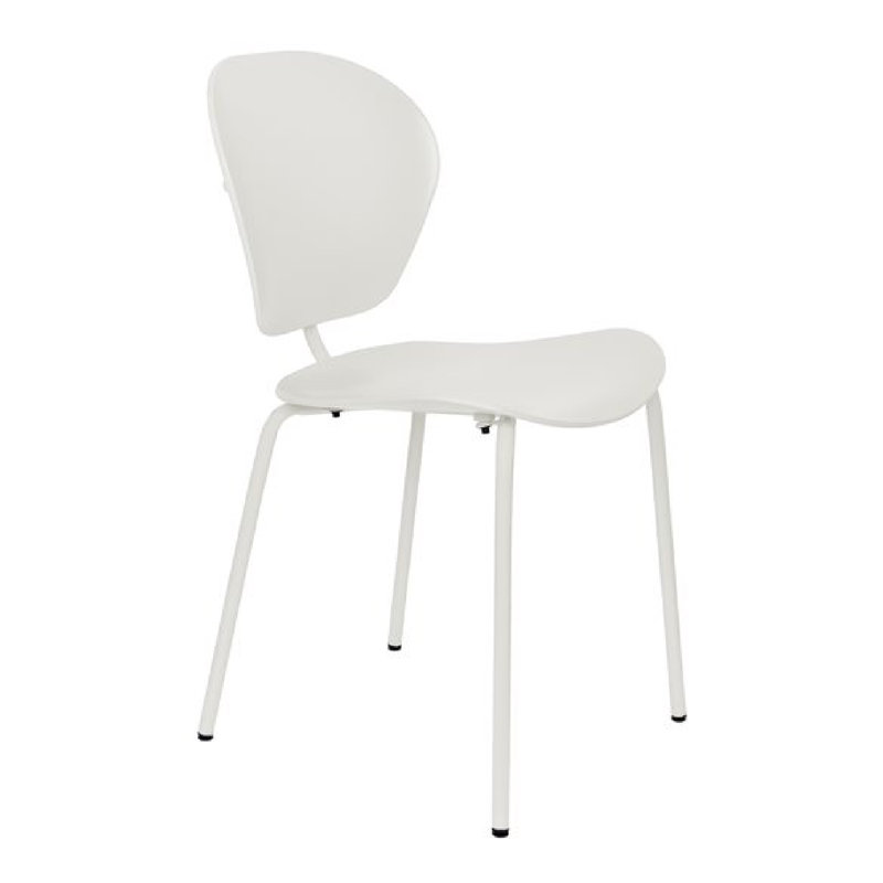 Chaises de salle à manger Weakley (2), Blanc