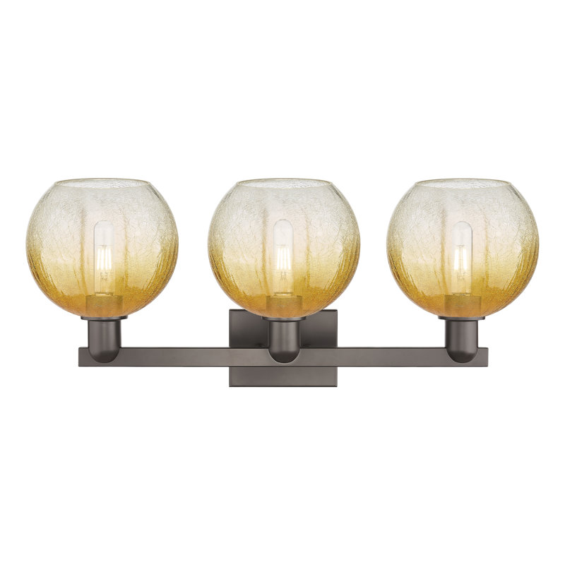 Appleton 3 - Light Vanity Light, Transparent Jaune / bronze huilé