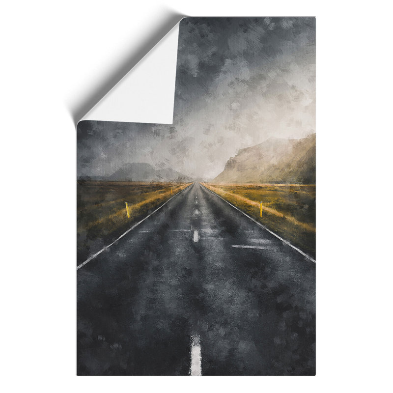 The Open Road Painting - Frameless Print, 59cm H x 42cm W x 0.1cm D