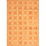 Hand Hooked Wool Geometric Area Rug