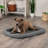 Faux Lambswool Crate Bolster Pet Bed-82536333-82536330