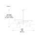 Pharos 6-Light Chandelier in Noble Brass by Breegan Jane