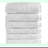 PureLux QuickDry Cotton Bath Towels - Soft, Absorbent, 6-Piece Set (16x28 Inches, White)