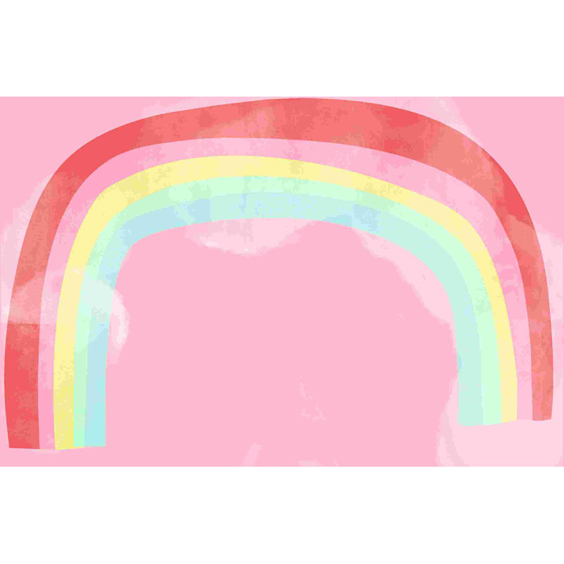 Soft Rainbow - Wrapped Canvas Print, 32" H x 48" W  