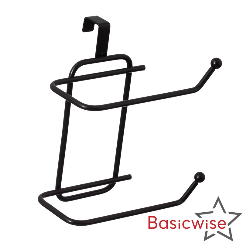 Porte-papier hygiénique à réservoir, Noir