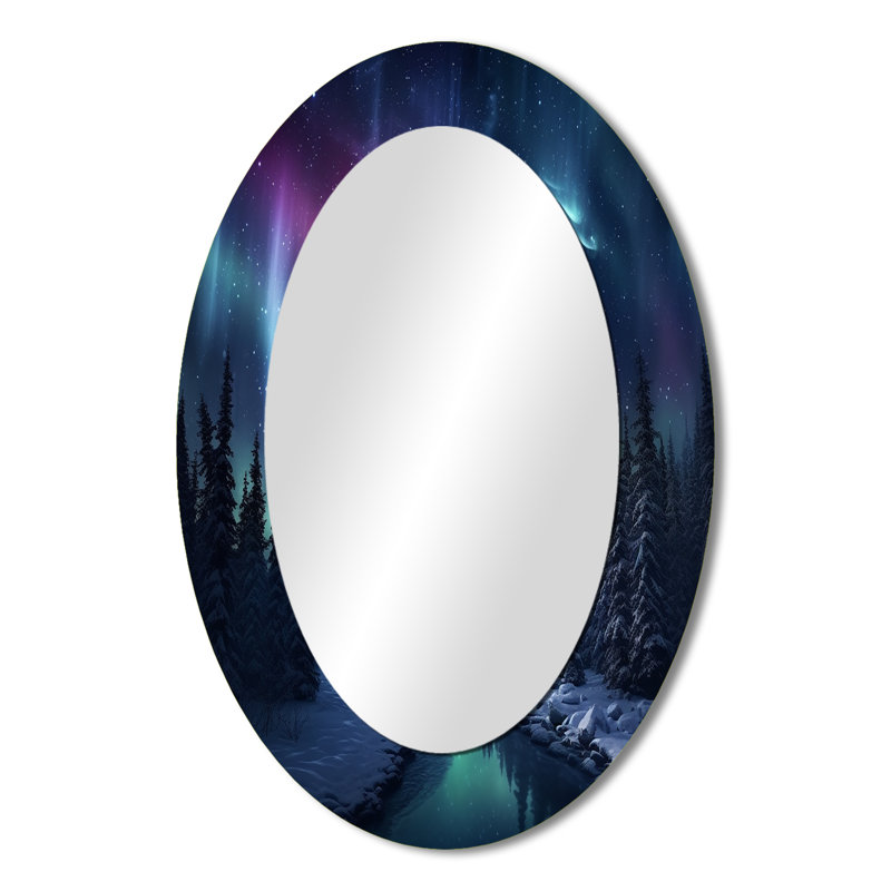 Miroir mural Northern Lights III, 36 po x 24 po