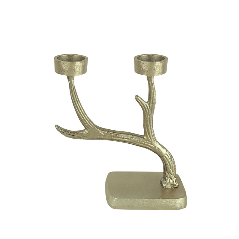 9.5'' H Aluminum Tabletop Candelabra
