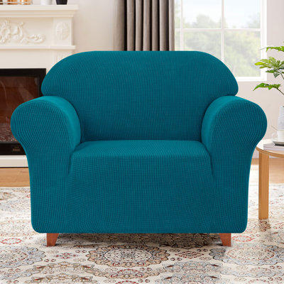 Housse pour fauteuil à coussins carrés / rectangulaires texturé