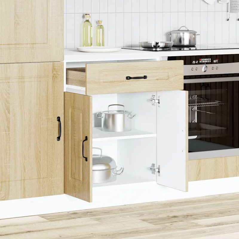 Kitchen Base Cabinet Kalmar Engineered Wood, Sonoma Oak