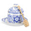 Spode Judaica Honey Pot With Drizzler