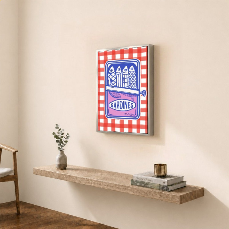 "Sardines" par Louise Lucas - Impression sur toile