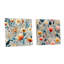 Minimalist Radiant Blossom Serenity - ensemble d'art mural en acrylique sur verre floral-103924631