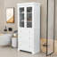 Armoire haute polyvalente avec tablette ouverte, tiroir et sécurité anti-basculement-1425886337-1425767920