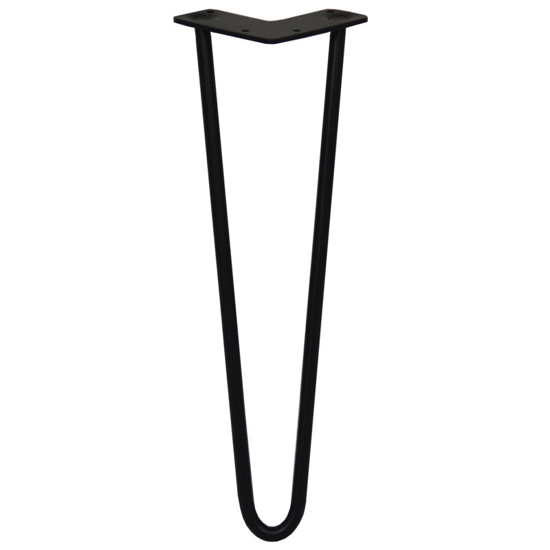 Klimek Table Leg, Black, 40.64cm H x 11cm W x 8cm D
