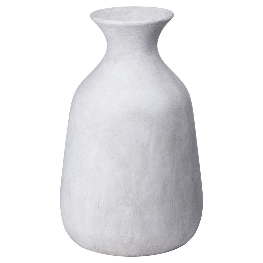 Guiliaine Off White 39Cm Ceramic Table Vase