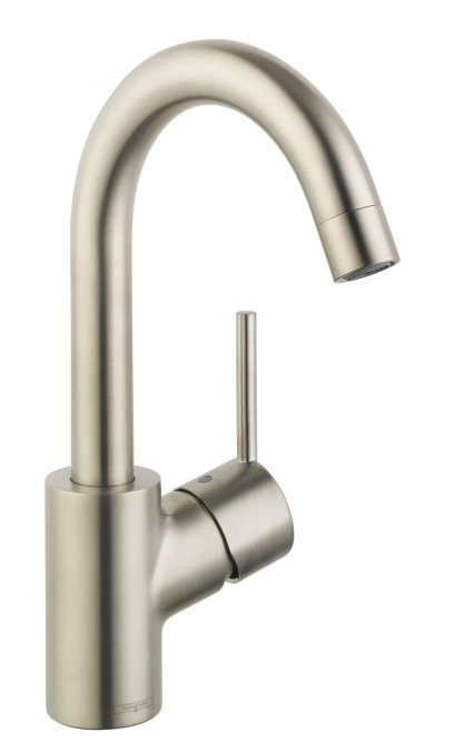 robinet de salle de bain standard à un trou Talis S, Nickel brossé