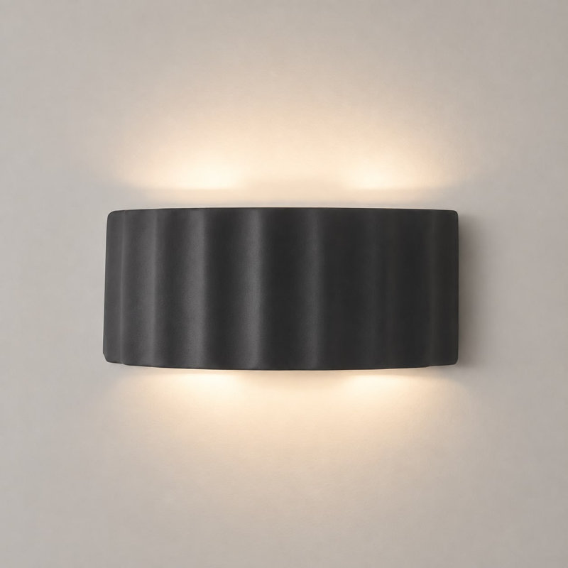Ceramic Flush Mounted Sconce, Yes, Blue