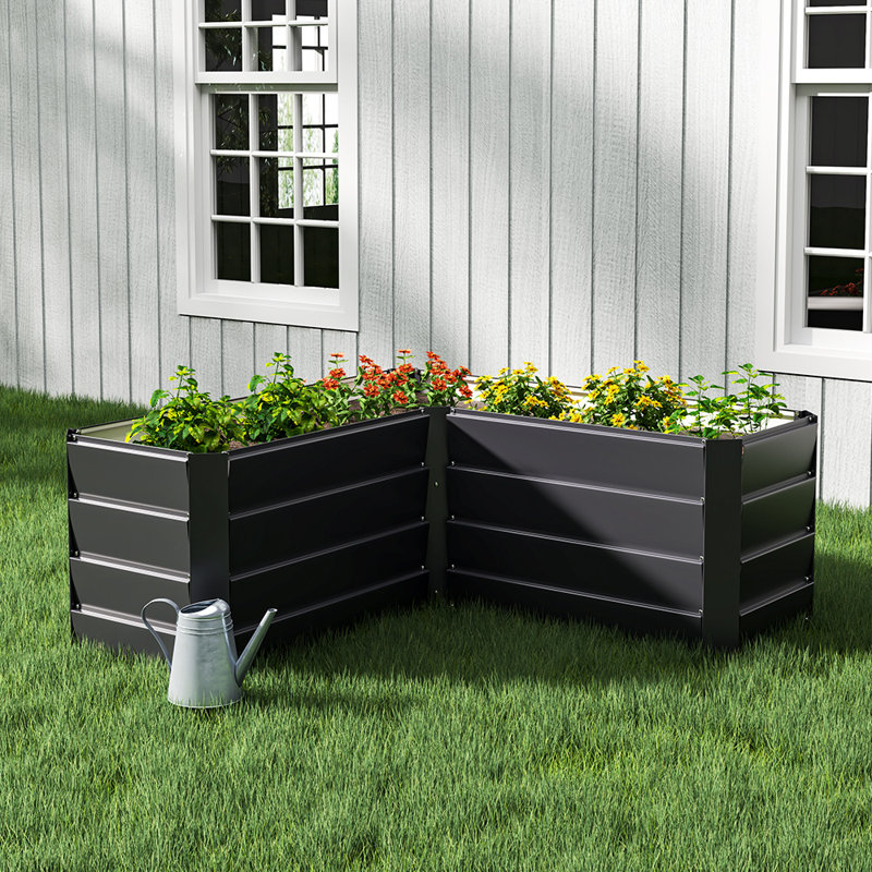 Bogdana Self-Watering Metal Planter Box