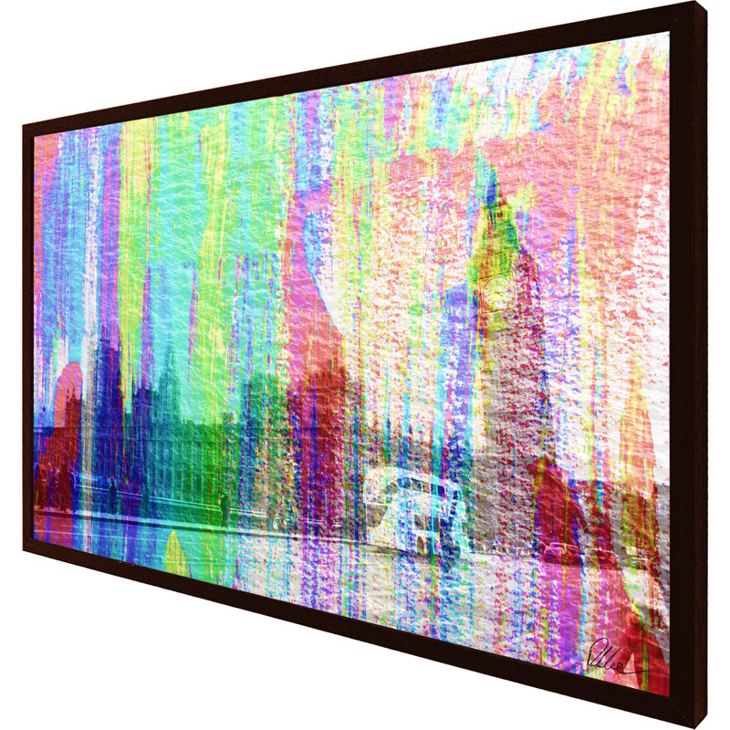 Rainbow Bridge - Single Picture Frame Print, 76cm H x 114cm W x 4cm D, Brown