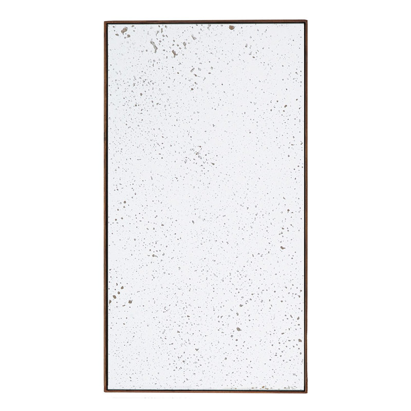Calvert Mirrored Glass Top End Table
