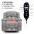 Kinue 41.3" Oversized Swivel Recliner Chair With Massage & Heating-1203195937
