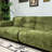 French Retro Design Green Sofa