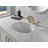 Arvo Brushed Gold Faucet 3 Hole, 8 Inch Widespread 2-Handle Bathroom Sink Faucet for Vanity, Push-Pop Drain Assembly, Champagne Bronze-58972577