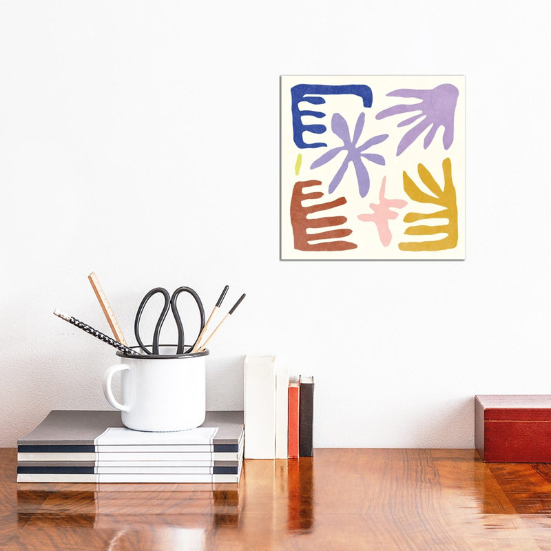 Coral Construction I by Melissa Wang - Wrapped Canvas Print, 30.48 cm H x 30.48 cm W