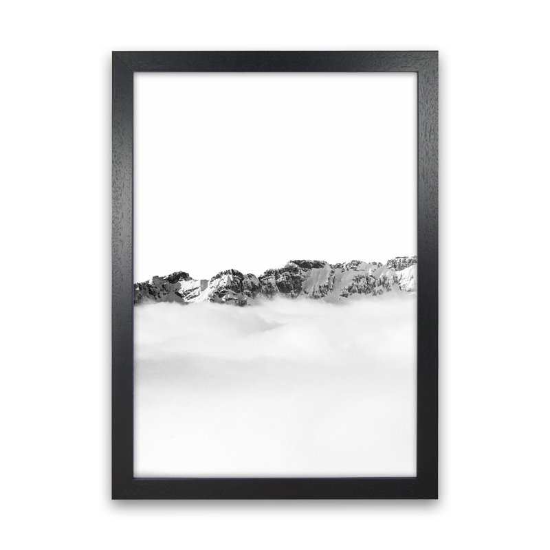 Mountains Divide by Victoria Frost - Print, Black Framed, 46cm H x 34cm W x 3cm D