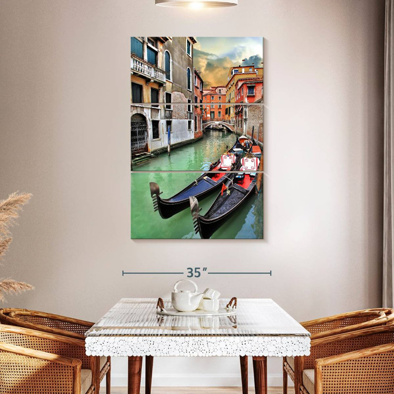 Nicci Romantic Venice Canal, 50" H x 32" W