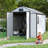 8 FT.W x 10 FT.D Outdoor Resin Storage Shed with Floor, Large Tool Sheds