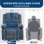 Chaise berçante inclinable pour adultes, lin-123065680