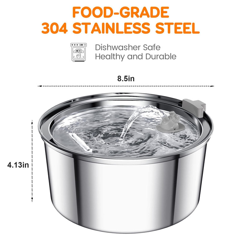 108 oz Plat à eau automatique