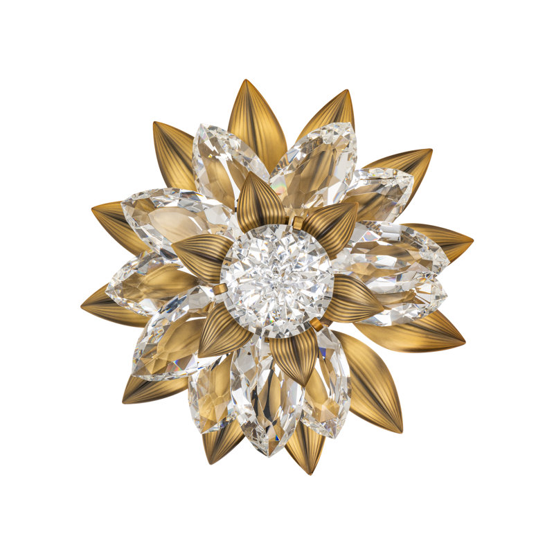Rhapsodie 1 Light Crystal LED Wall Sconce